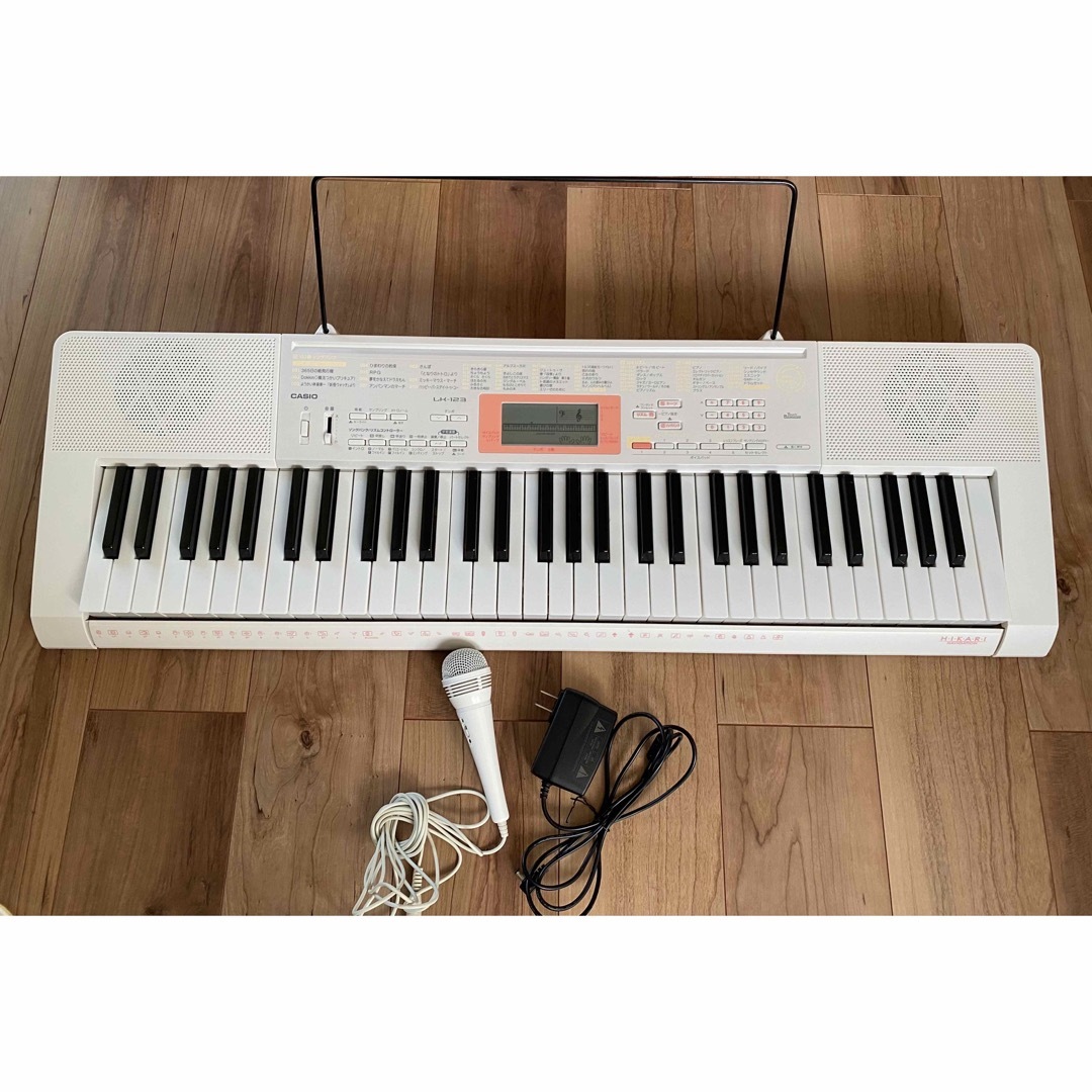 CASIO - CASIO LK-123 カシオ 光ナビゲーション 電子キーボードの通販