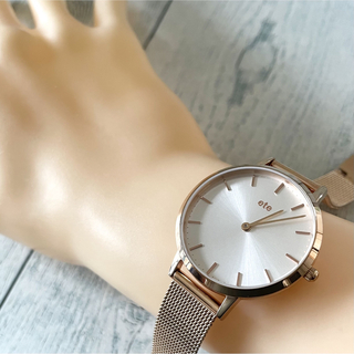 ete - 【美品】ete エテ 腕時計 ボーイフレンド ピンクゴールドの通販 