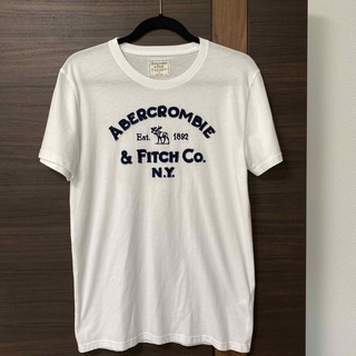 アバクロンビーアンドフィッチ(Abercrombie&Fitch)のアバクロ　フェルトロゴ　半袖Ｔシャツ(Tシャツ/カットソー(半袖/袖なし))