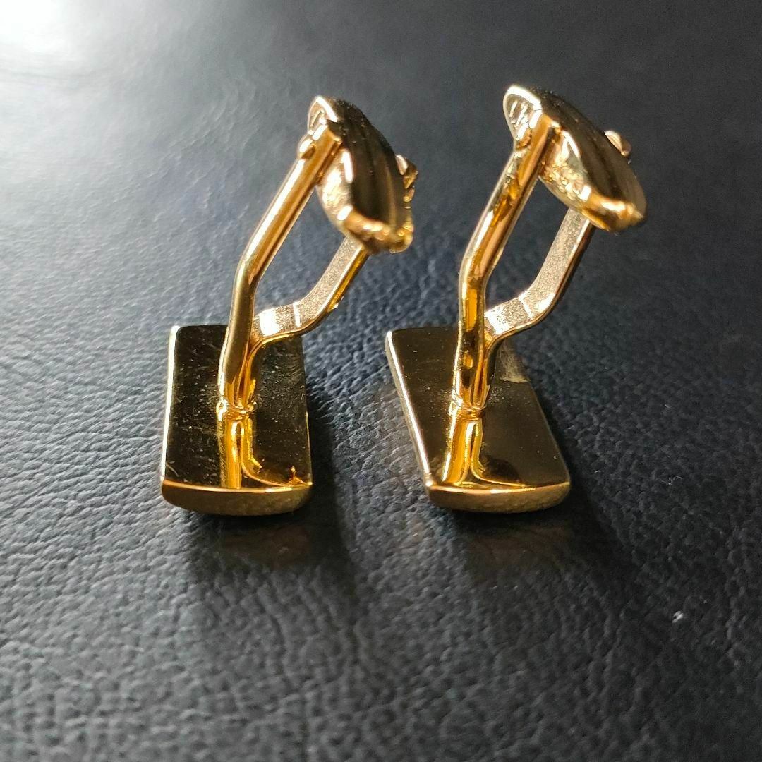 Diorディオール カフス・タイピンセット ゴールド シルバー 楕円ロゴ Diorディオール カフス・タイピンセット ゴールド シルバー 楕円ロゴ