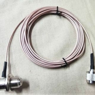 低損失テフロン 5m MJ-NP 新品 防水キャップ付 同軸 ケーブル 送料無料