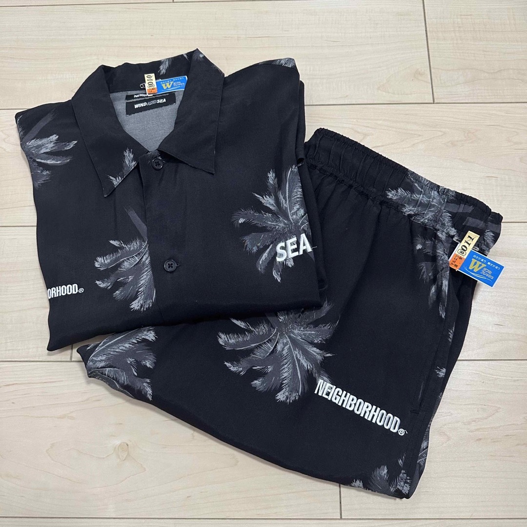サイズ変更オプション NEIGHBORHOOD WIND AND SEA アロハシャツ