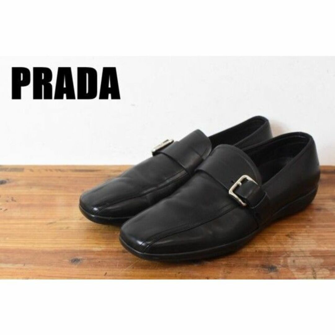 MN BQ0013 美品 PRADA SPORT プラダ メンズ レザー ベルト