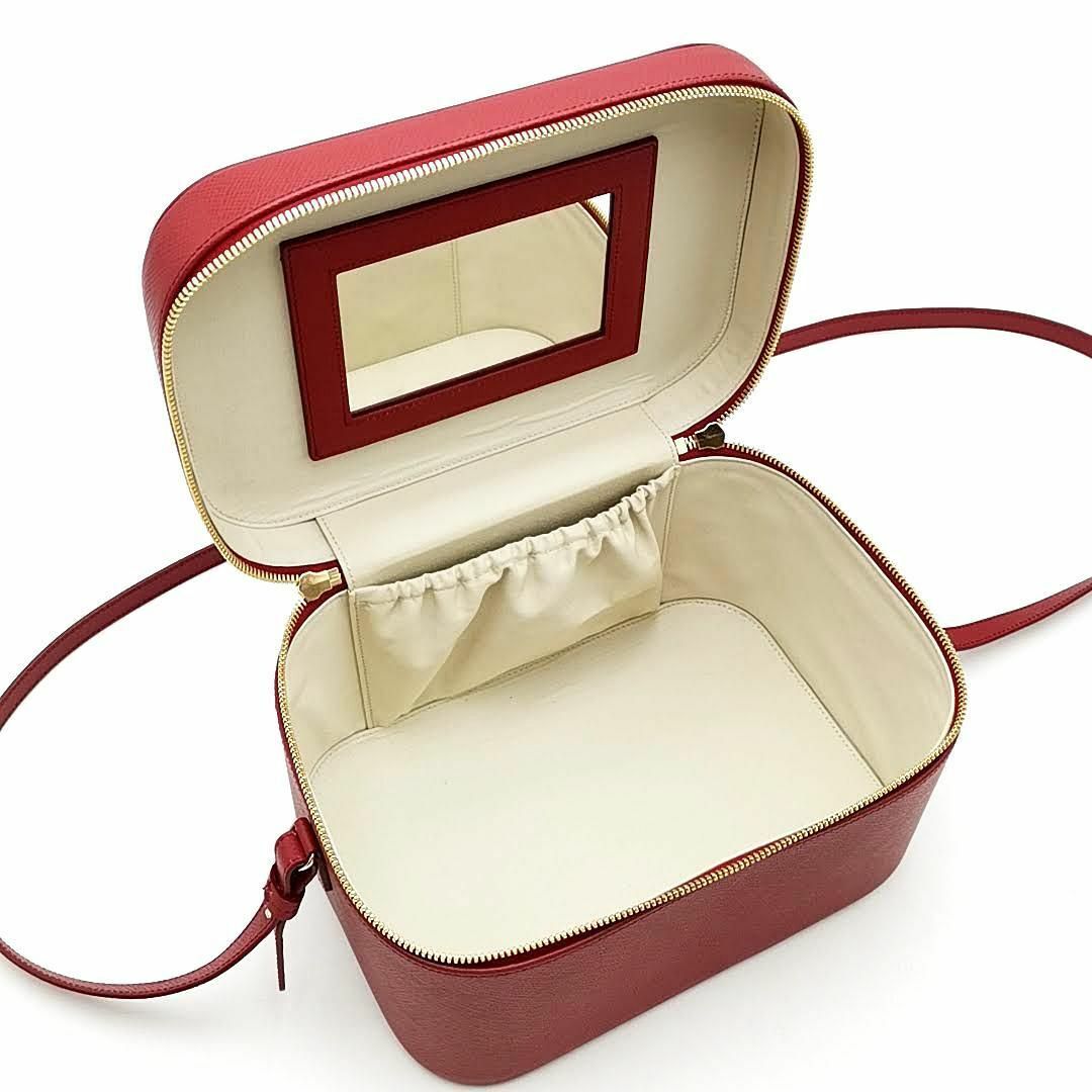 美品 スマイソン SMYTHSON バニティバッグ 03-23060410
