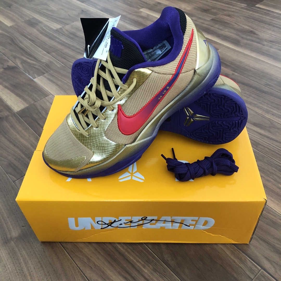 国内正規店購入サイズNIKE KOBE V PROTRO/ UNDFTD 26.5cm