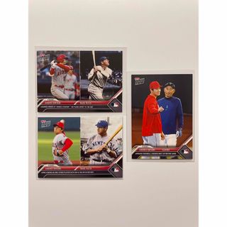 Topps now 大谷翔平選手 イチロー氏   ベーブルース氏 3枚セット(スポーツ選手)