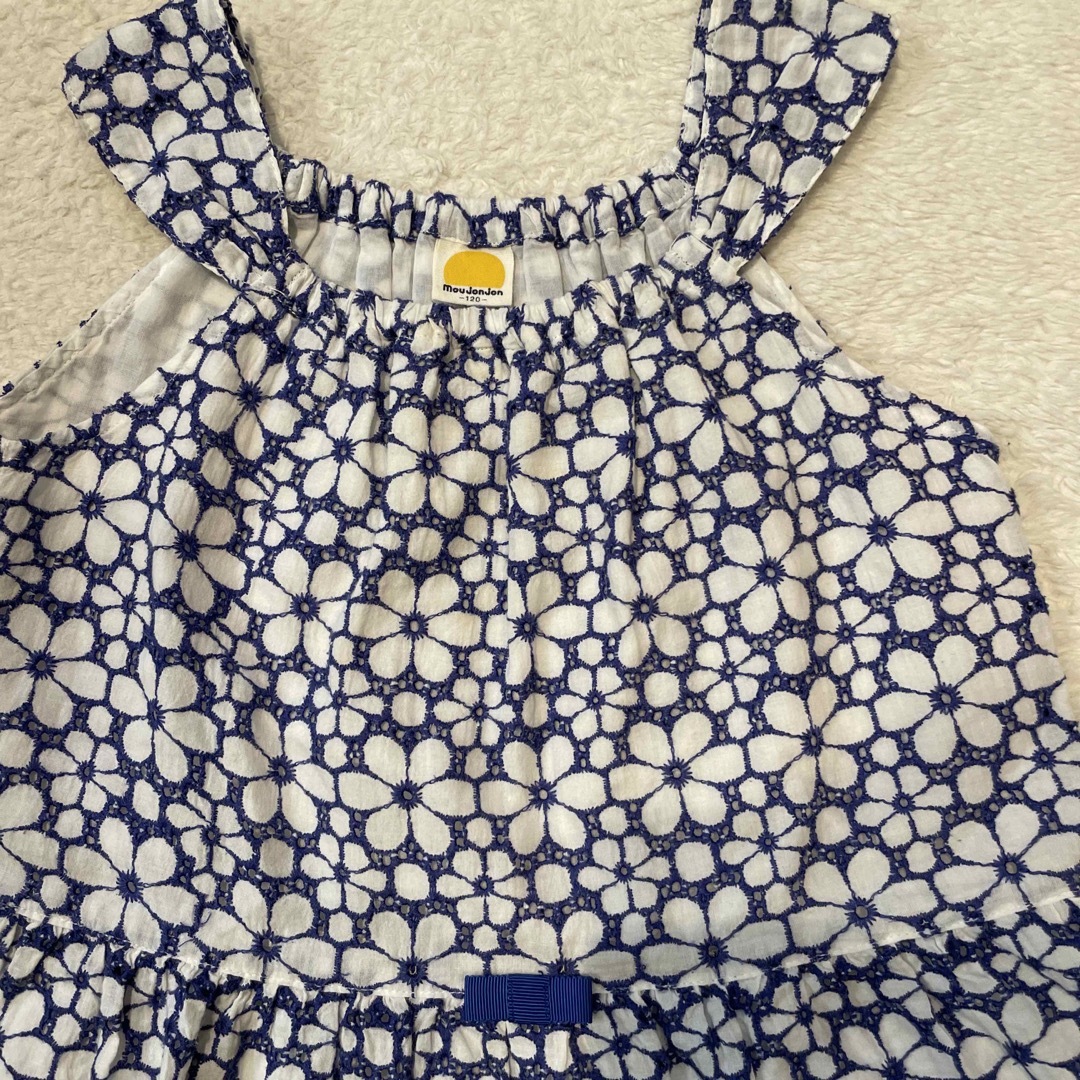 mou jon jon(ムージョンジョン)のムージョンジョンワンピース＆カーディガン キッズ/ベビー/マタニティのキッズ服女の子用(90cm~)(ワンピース)の商品写真