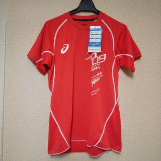 アシックス(asics)の新品asics半袖TシャツsizeＳＳ(Tシャツ/カットソー(半袖/袖なし))