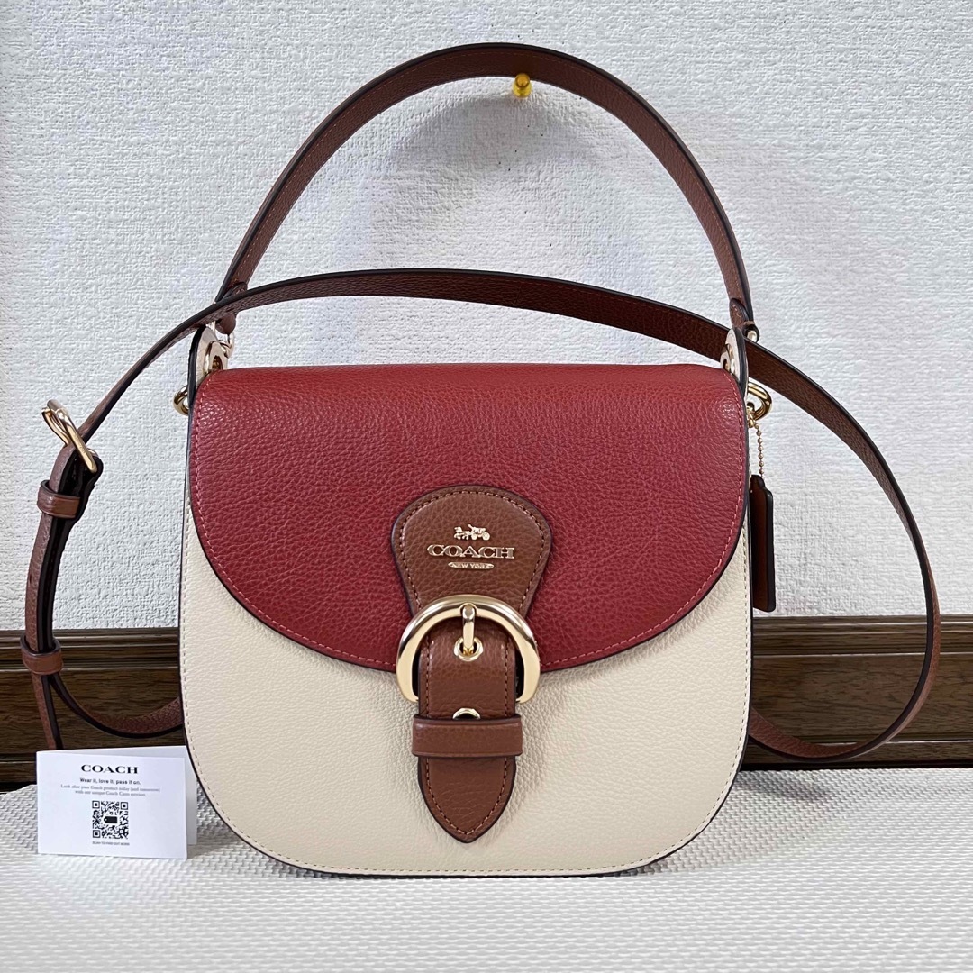 未使用　COACH コーチ C8160 レザー 2WAY ハンドバッグショルダー