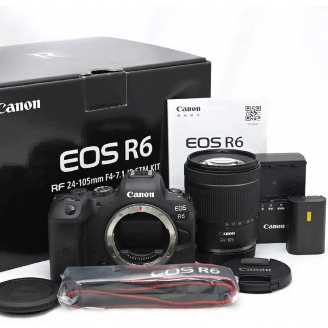 新品未使用 Canonミラーレス一眼カメラ EOS R6 RF24-105