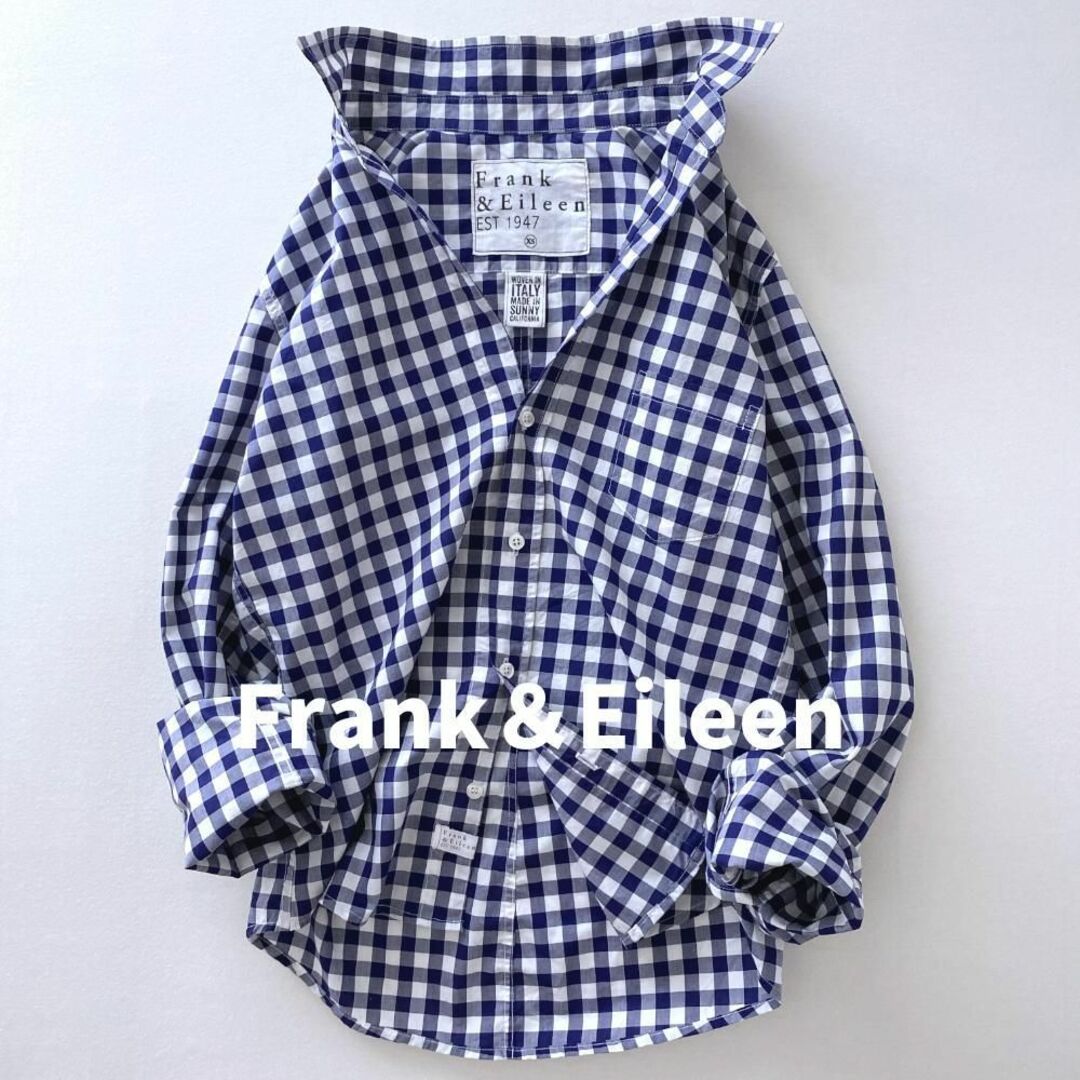 Frank&Eileen(フランクアンドアイリーン)のフランクアンドアイリーン　BARRY　スキッパーシャツ　ギンガムチェック　XS レディースのトップス(シャツ/ブラウス(長袖/七分))の商品写真