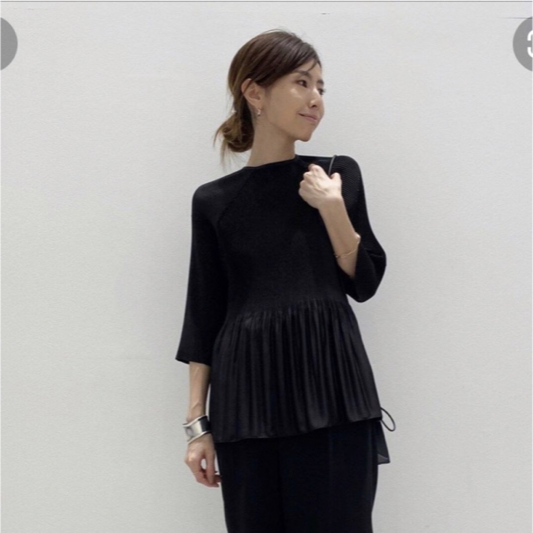 シャツ/ブラウス(長袖/七分)新品 KALLMEYER Pleat Blouse カルメイヤープリーツブラウス