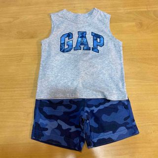 ベビーギャップ(babyGAP)の【美品】BABY GAP セットアップ(Tシャツ/カットソー)