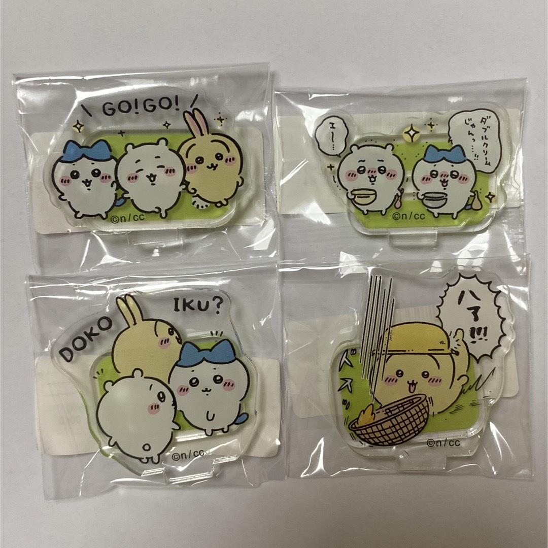 ちいかわ - ちいかわ ハチワレ うさぎ お出かけ楽しみ!なアクリル ちいかわ - ちいかわ ハチワレ うさぎ お出かけ楽しみ!なアクリル