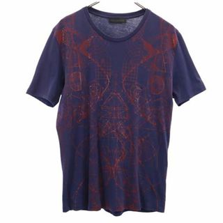 ディーゼル(DIESEL)のディーゼル プリント 半袖 Tシャツ L パープル系 DIESEL メンズ 【中古】  【230617】 メール便可(Tシャツ/カットソー(半袖/袖なし))