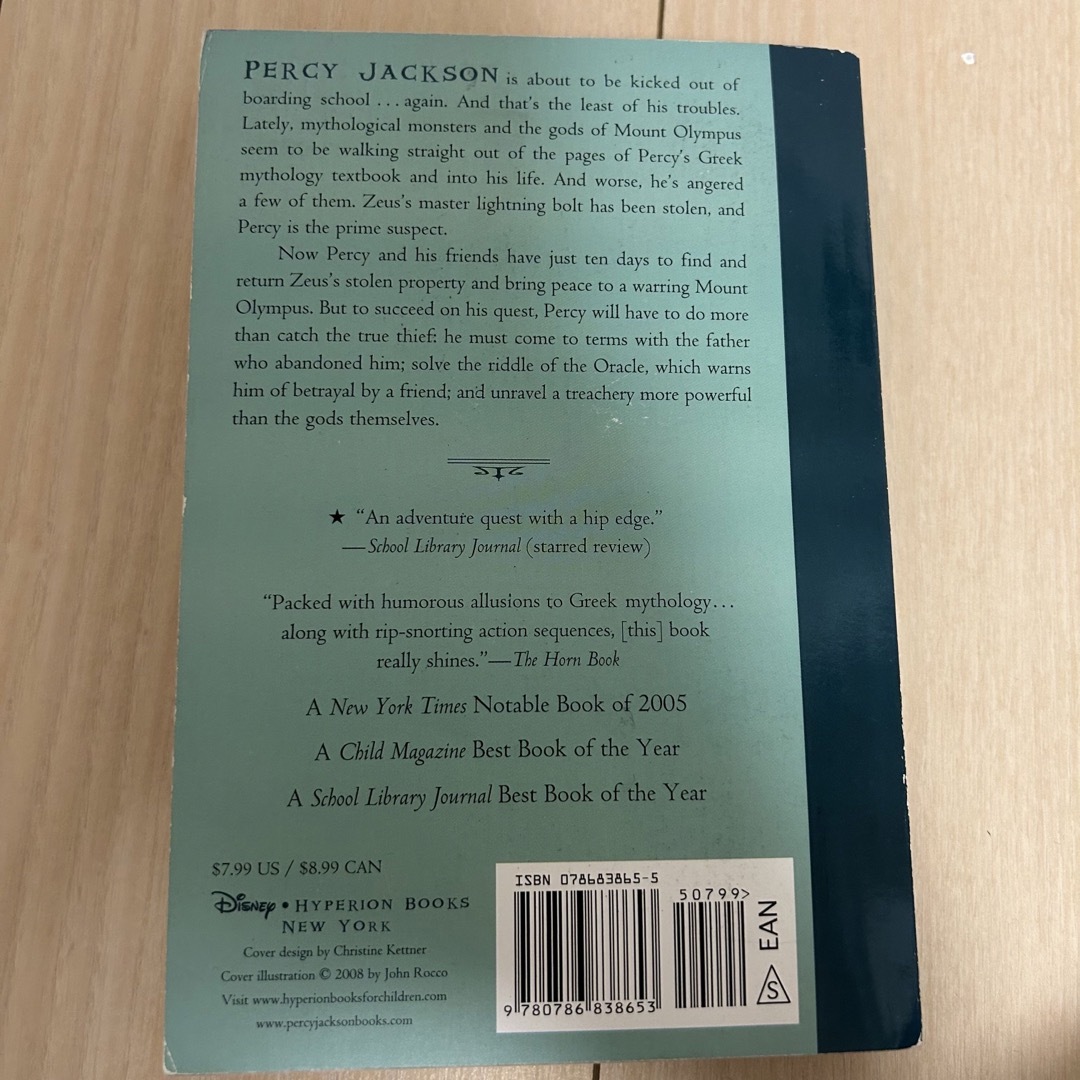【洋書】Percy Jackson 5冊セット エンタメ/ホビーの本(洋書)の商品写真