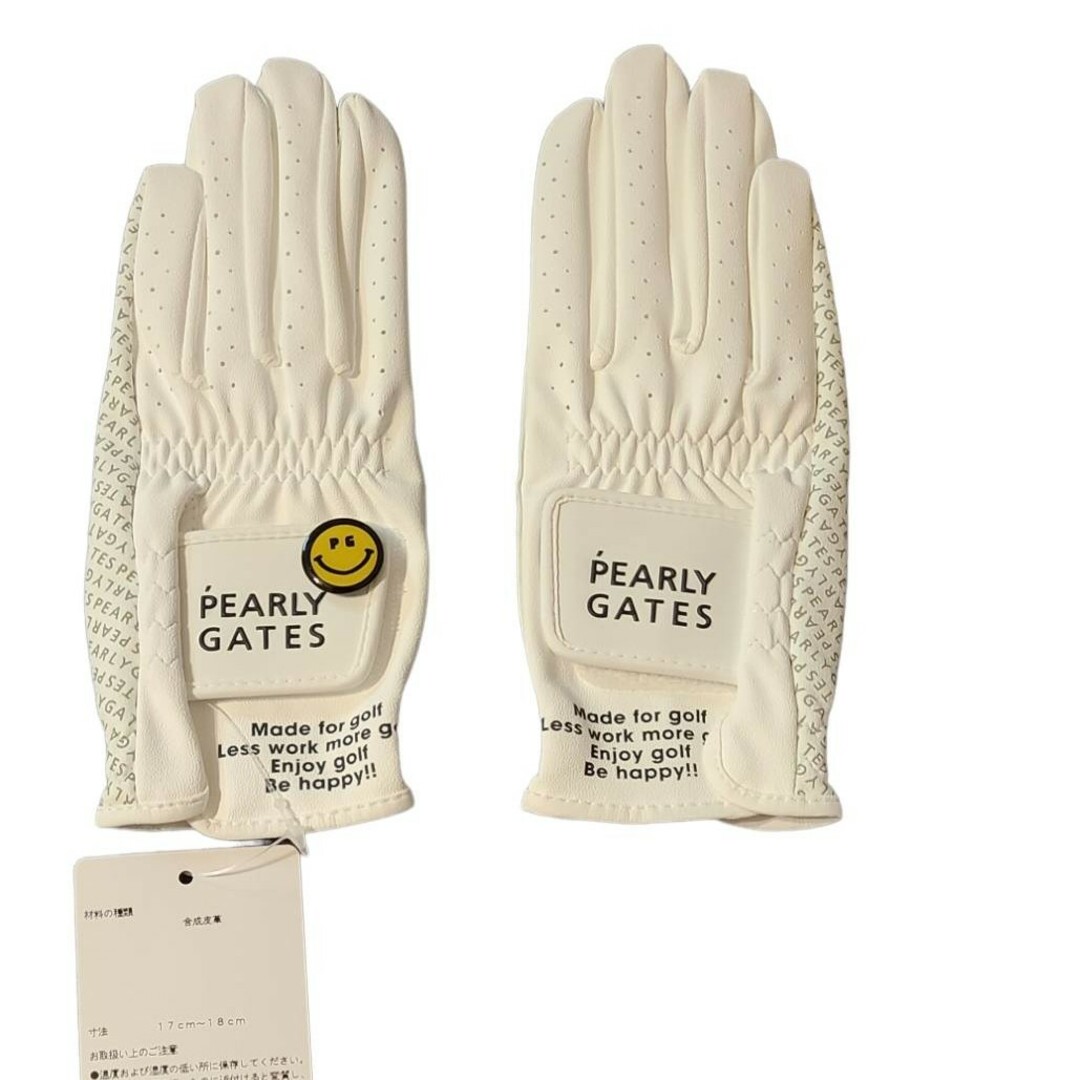 PEARLY GATES(パーリーゲイツ)のLADIES 未使用 PEARLY GATES GLOVE＆SOCKS SET スポーツ/アウトドアのゴルフ(ウエア)の商品写真