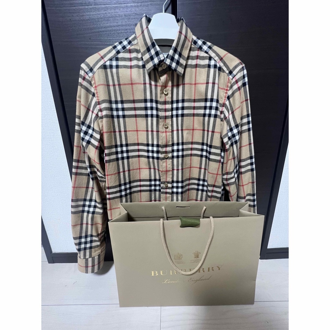 極美品 バーバリー チェック シャツ-