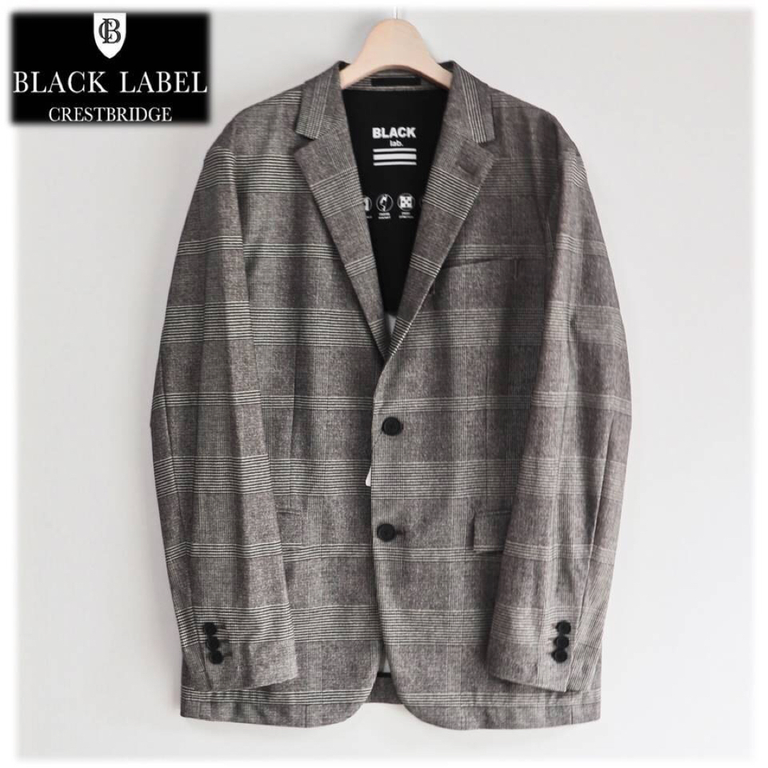 ブラックレーベル》新品 春夏 チェック 強ストレッチ2Bアンコン