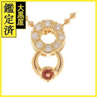 IMPRESSE　ネックレス　ゴールドK18　ダイヤモンド　色石【430】