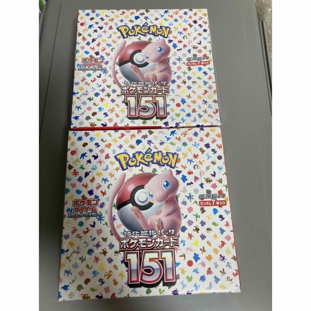 ポケモンカード 151 シュリンク付きBOX 2個セット