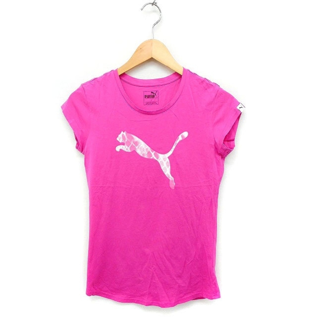 PUMA(プーマ)のプーマ PUMA 国内正規品 ロゴ プリント Tシャツ カットソー 半袖  レディースのトップス(Tシャツ(半袖/袖なし))の商品写真