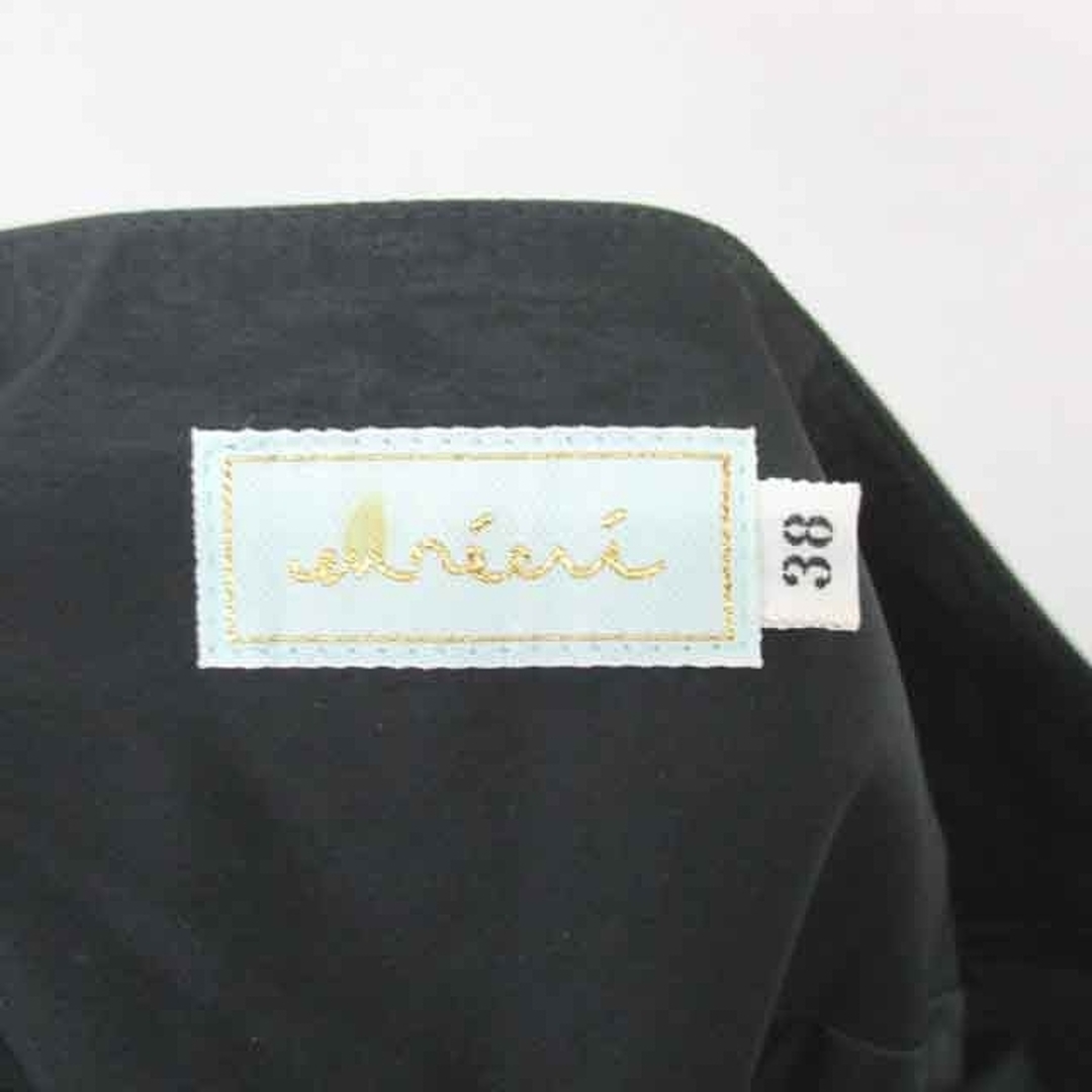 en recre(アンレクレ)のアンレクレ フレア スカート ミニ ティアード 薄手 38 黒 ブラック レディースのスカート(ミニスカート)の商品写真