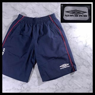 アンブロ(UMBRO)の00s UMBRO トラック ショートパンツ ユニフォーム ネイビー y2k(ショートパンツ)