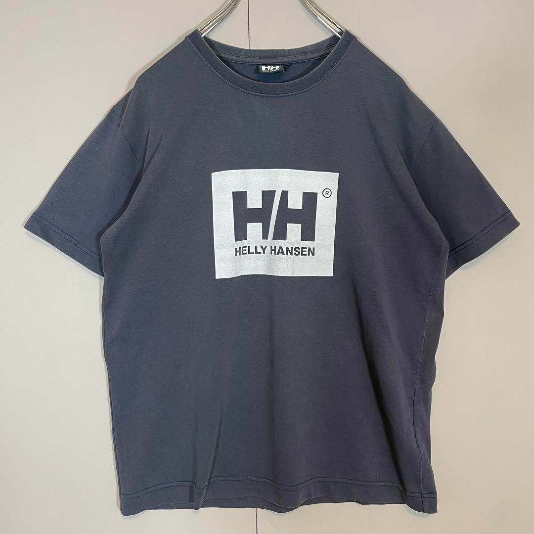 HELLY HANSEN(ヘリーハンセン)の【人気デザイン】ヘリーハンセン 半袖Tシャツ古着 でかろごプリント サイズM メンズのトップス(Tシャツ/カットソー(半袖/袖なし))の商品写真