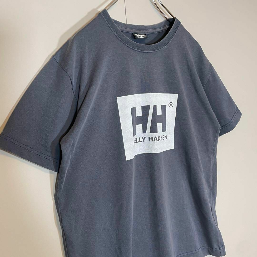 HELLY HANSEN(ヘリーハンセン)の【人気デザイン】ヘリーハンセン 半袖Tシャツ古着 でかろごプリント サイズM メンズのトップス(Tシャツ/カットソー(半袖/袖なし))の商品写真