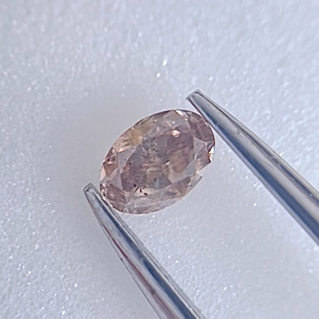 0.132ct FANCY DEEP BROWNISH ORANGY PINK-silversky-lifesciences.com