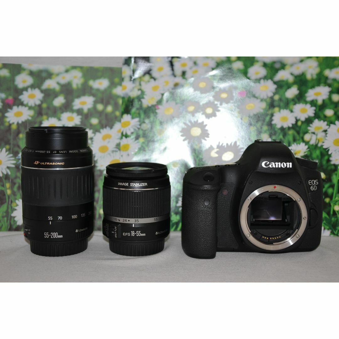 ❤極美品❤Canon❤一眼レフカメラ フルサイズ 6D ダブルレンズ❤