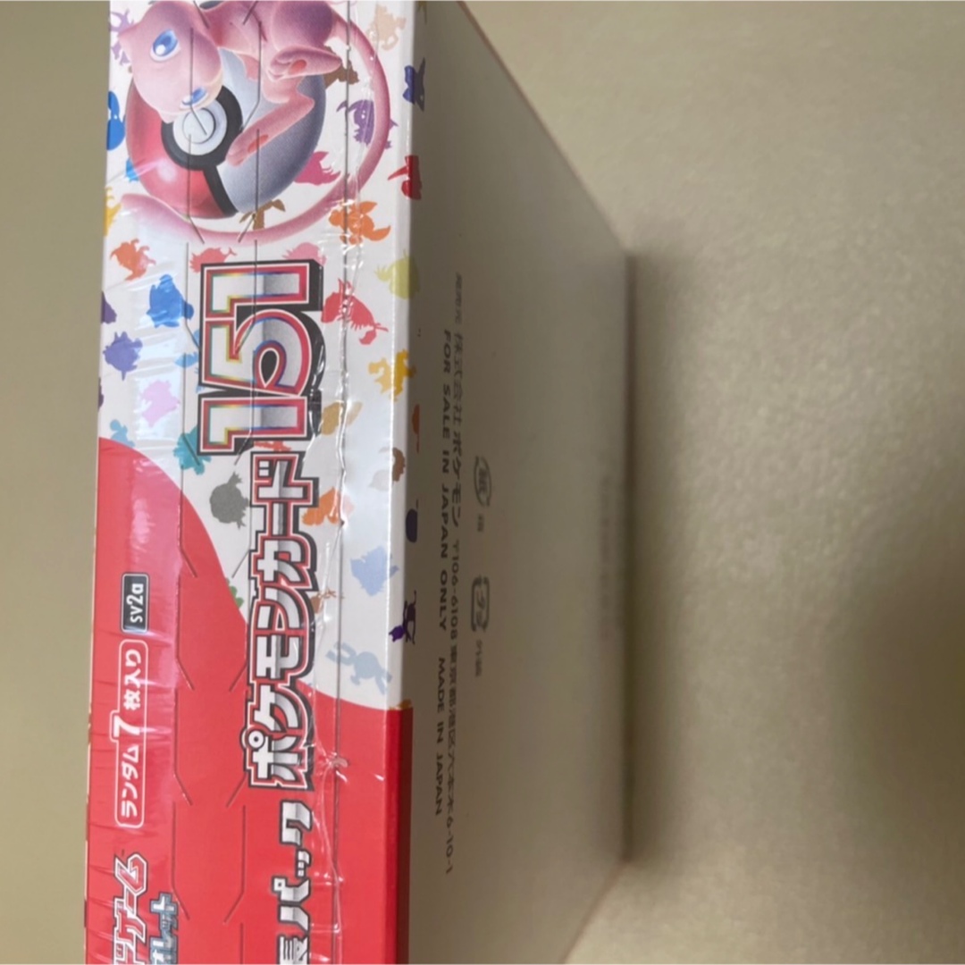 ポケモン(ポケモン)のポケモンカード151 1BOX シュリンク付き エンタメ/ホビーのトレーディングカード(Box/デッキ/パック)の商品写真