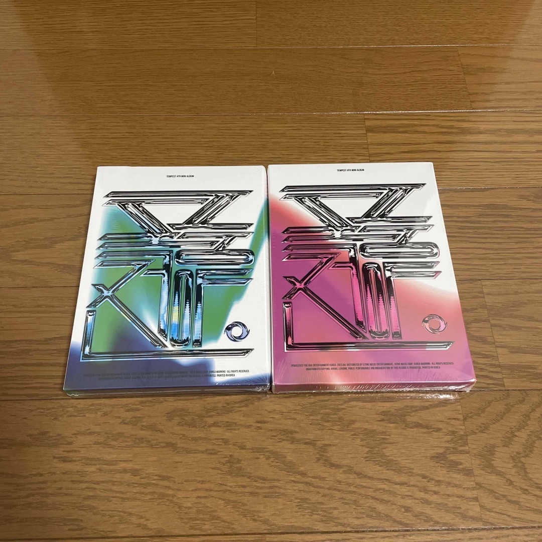 TEMPEST アルバム 新品未開封 2枚セット トレカ付き エンタメ/ホビーのCD(K-POP/アジア)の商品写真