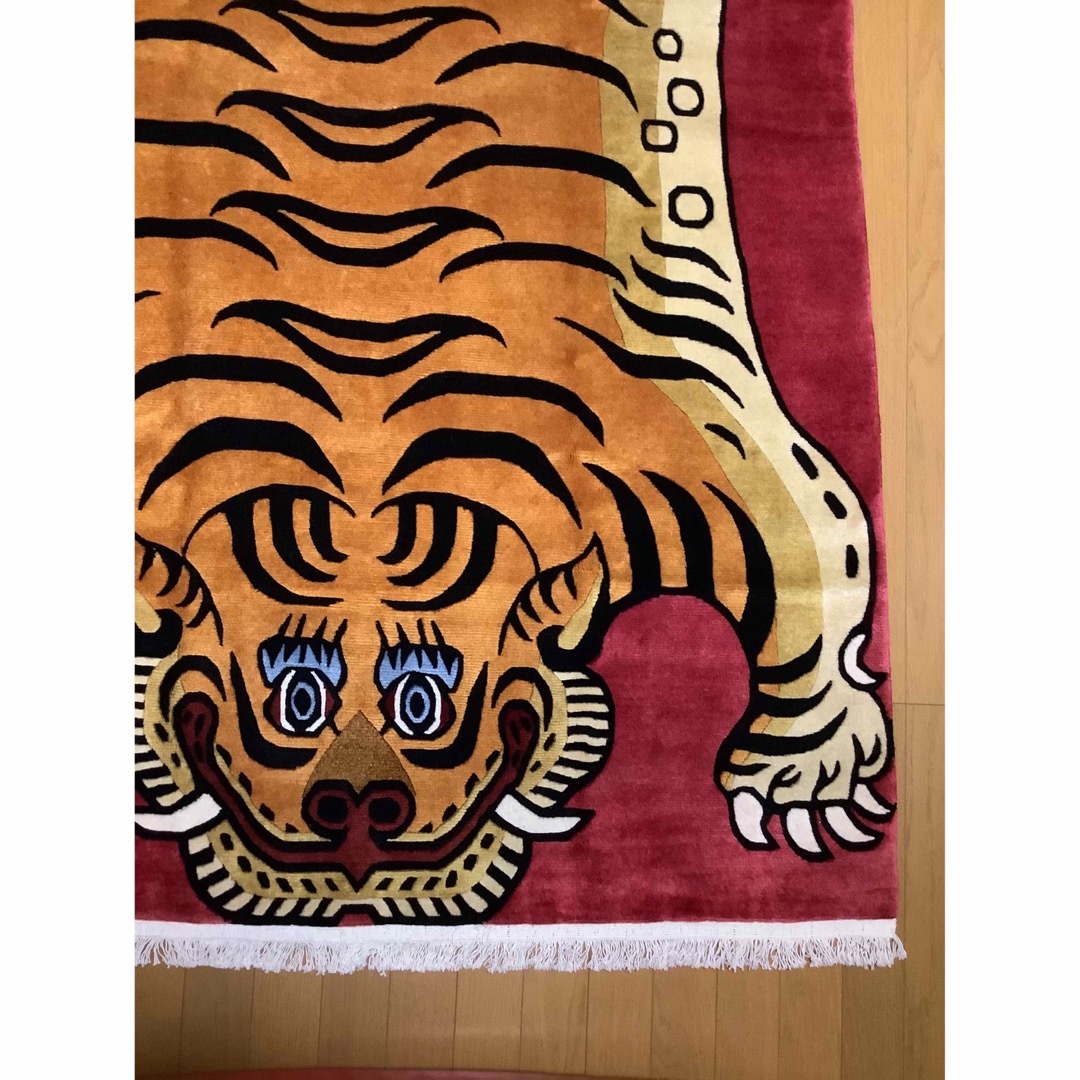 コーフル SALE 『本物』 チベット絨毯 チベタンタイガー 特大 約183cm