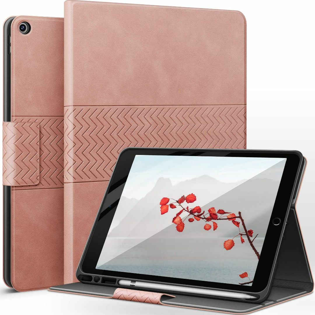 【色:ピンク】auaua iPad 987世代 ケース かわいい iPad 10