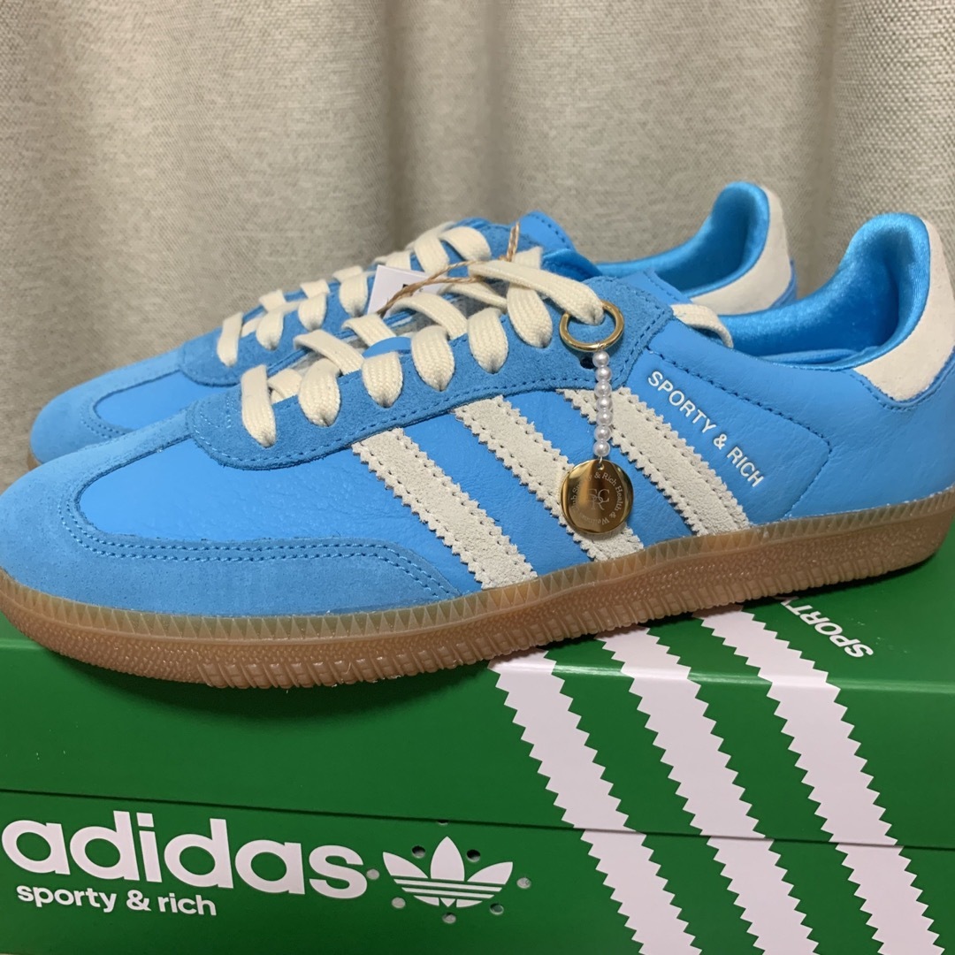 adidas - Sporty&Rich×Samba OG Blue Rush 水色 ブルーの通販 by wk's ...