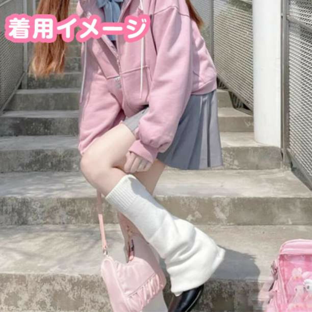 人気海外一番 ルーズソックス レッグウォーマー Y2K コスプレ 制服 防寒 ギャル JK