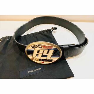 DSQUARED2 - 美品 ディースクエアード ベルト バックル 64 黒
