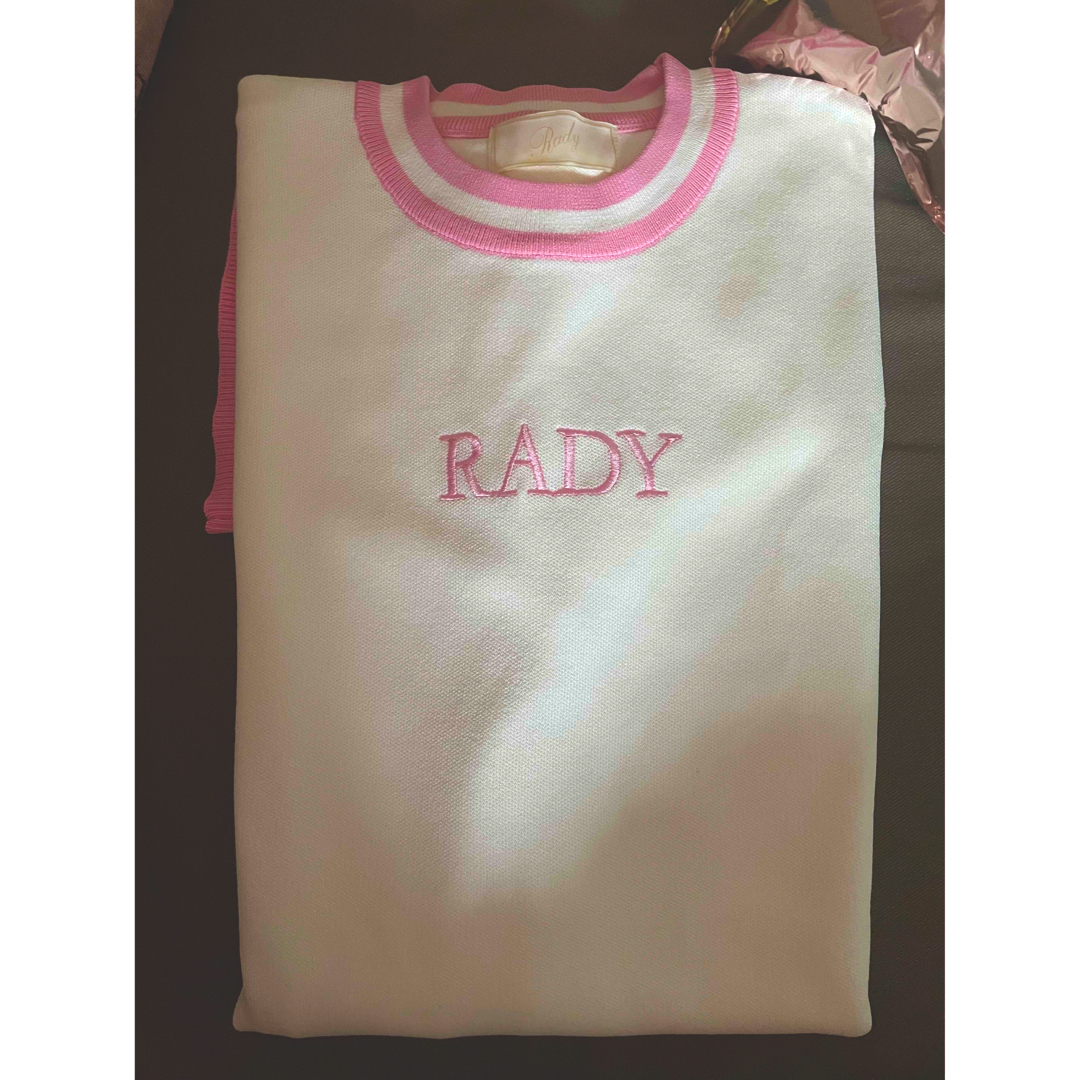 Rady(レディー)の♡ rady ロゴニットワンピース レディースのワンピース(ひざ丈ワンピース)の商品写真