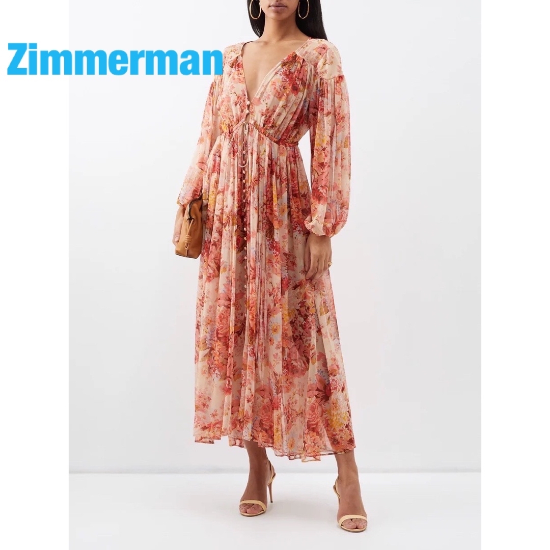 ❇️Zimmermann❇️23早春新作ジンマーマン花柄ワンピース