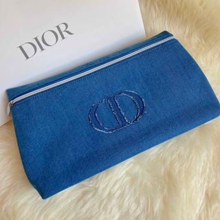 ディオール(Dior)のdior デニムカラーポーチ(ポーチ)