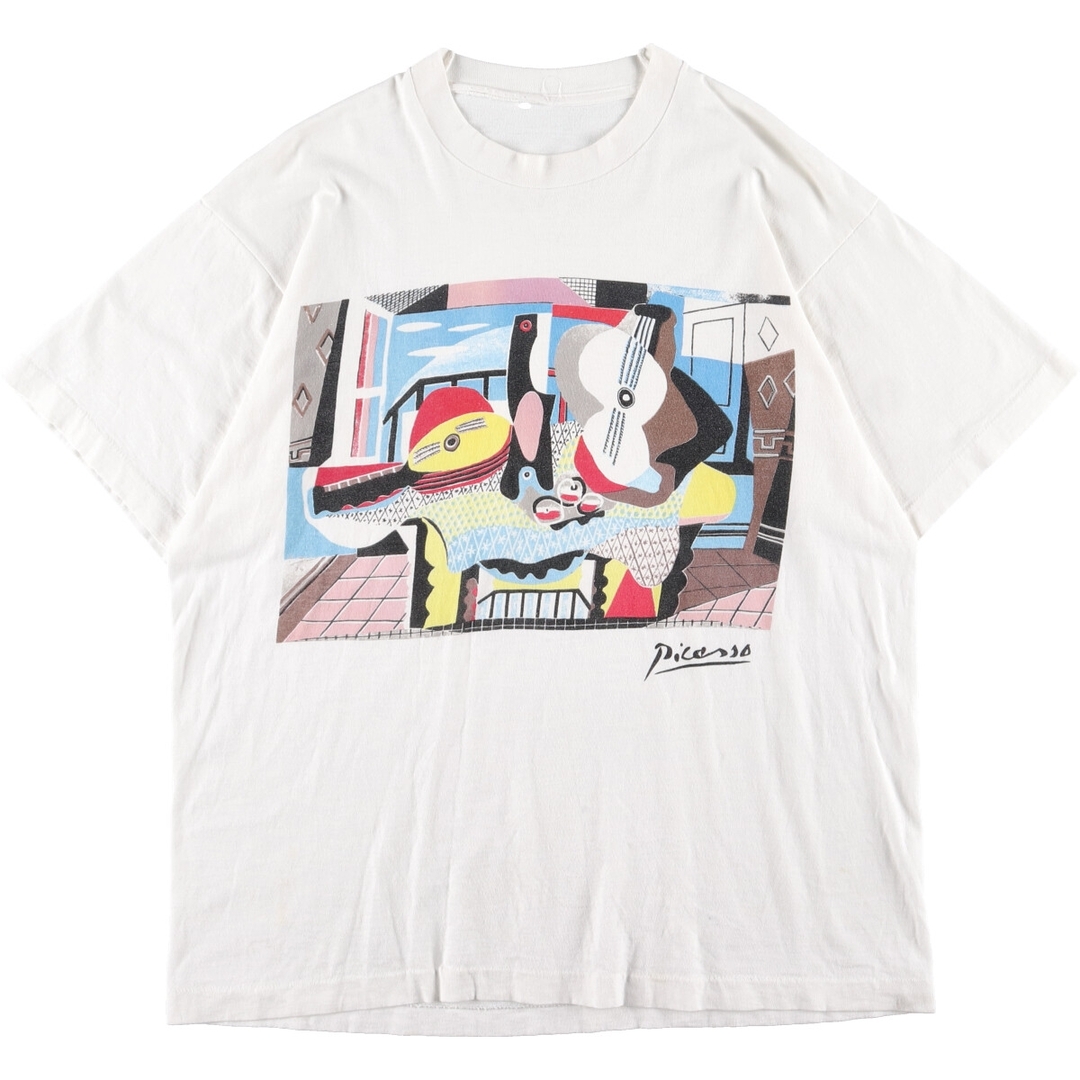 90s picasso print T-shirt