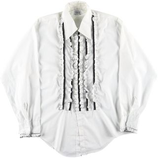 美品vintage frill shirt 70s 70年代　フリルシャツ