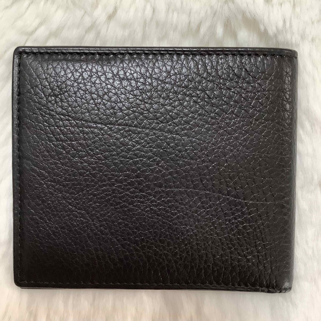 Gucci(グッチ)の【美品】グッチ　札入れ　黒　レザー　Gマーク メンズのファッション小物(折り財布)の商品写真