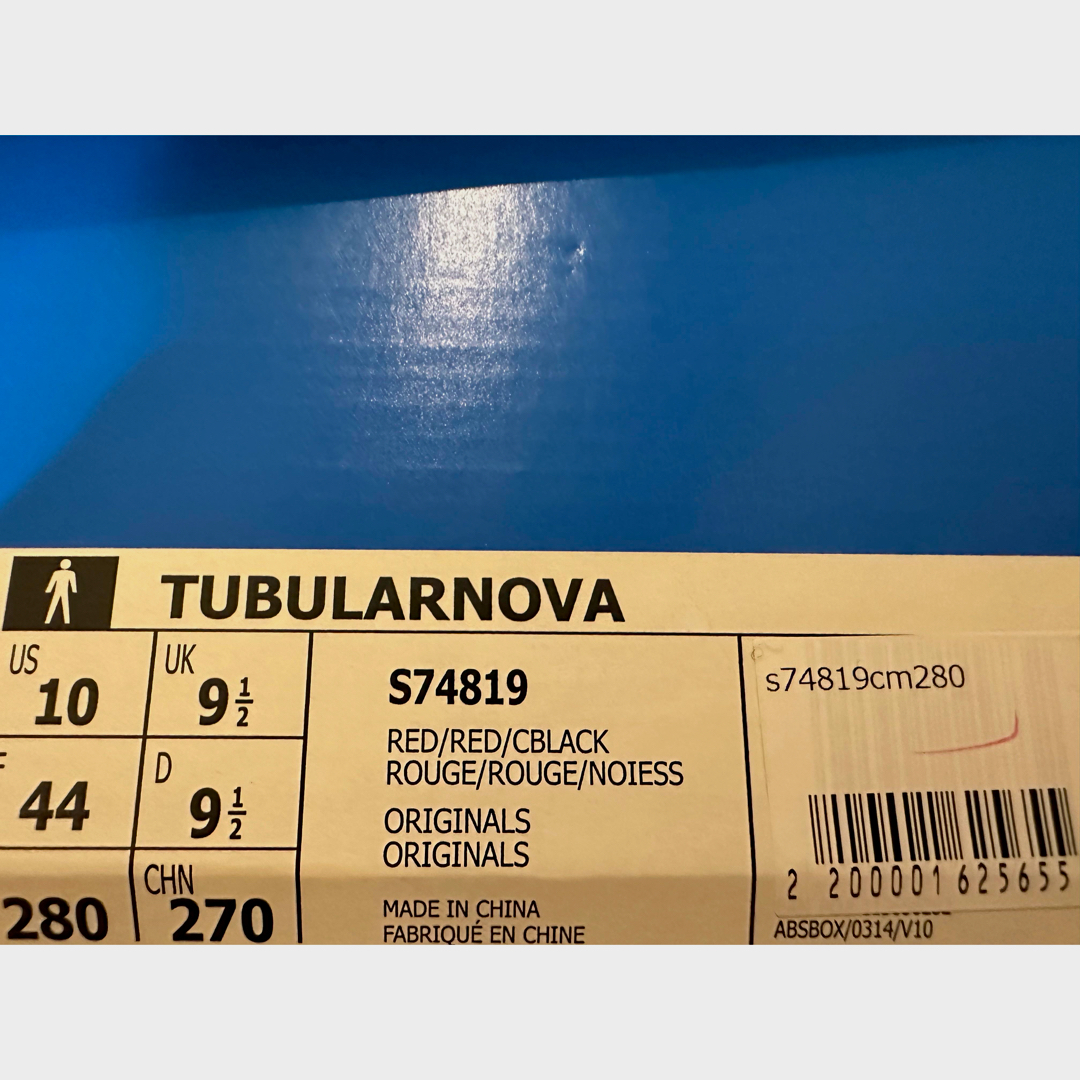 新品　adidas TUBULARNOVA アディダス　チューブラノヴァ28cm 7