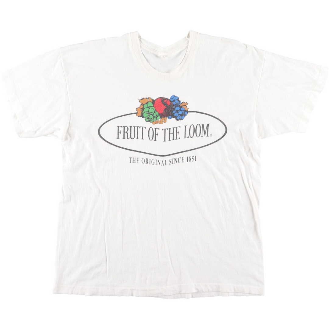 90年代 フルーツオブザルーム FRUIT OF THE LOOM アドバタイジングTシャツ メンズXL ヴィンテージ /evb001995