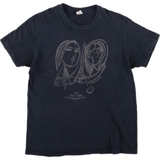 ヘインズ(Hanes)の古着 80年代 ヘインズ Hanes Pablo Picasso パブロピカソ アートTシャツ USA製 メンズS ヴィンテージ /evb002012(Tシャツ/カットソー(半袖/袖なし))