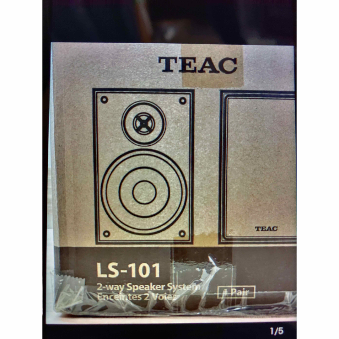 TEAC LS-101-CH チェリー　2waySP 新品・未使用・生産完了品