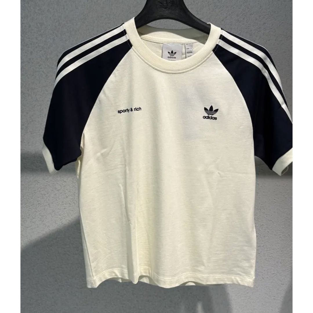 柄デザインプリントadidas sporty\u0026rich  Tee Lサイズ